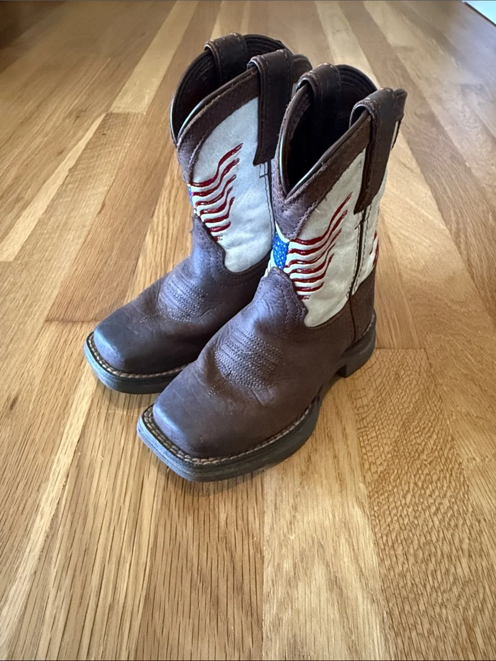 Durango Brown Cowboy Western Boots- toddler size 8